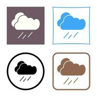 icono de vector de lluvia