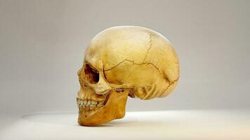 Real Human Skull 3D image photo