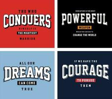 slogan typography vector design for design t-shirt or other use