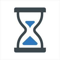 Hourglass Icon, vector and glyphh