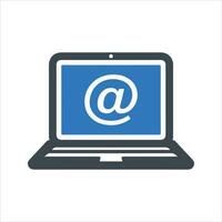 Email marketing icon. Vector and glyph