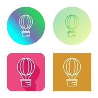 Hot Air Balloon Vector Icon