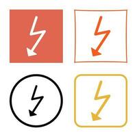 Unique Flash Vector Icon