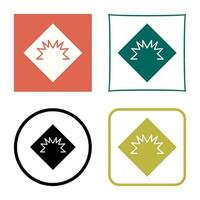Danger of Welding Flash Vector Icon