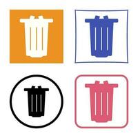 Garbage Vector Icon