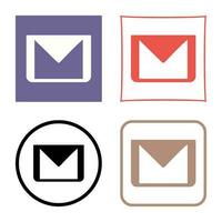 Unique Email Vector Icon