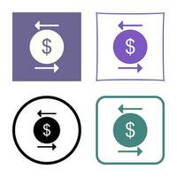 Unique Transcation Vector Icon