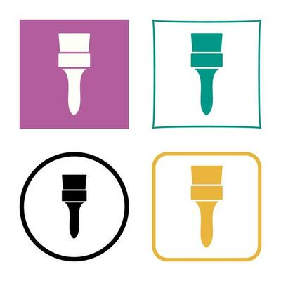 Unique Brush Vector Icon
