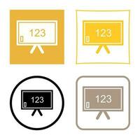 Unique Classroom Board Vector Icon