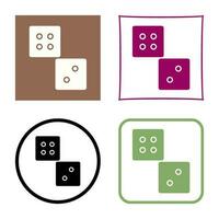 Unique Dice Vector Icon