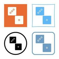 Unique Dice Vector Icon