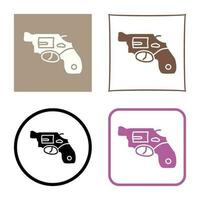 Unique Revolver Vector Icon