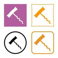 Unique Corkscrew Vector Icon