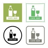 icono de vector de café de bebidas únicas