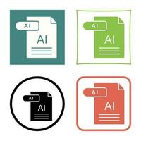 icono de vector de ai