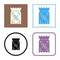 Coupons Vector Icon