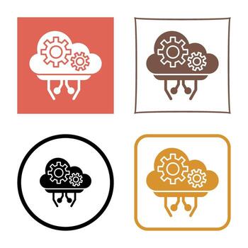Cloud Computing Vector Icon