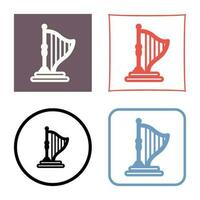 Harp Vector Icon