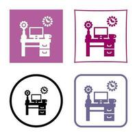 Work Table Vector Icon