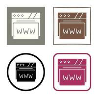 Web Browser Vector Icon