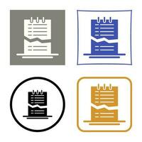 Corrupted List Vector Icon