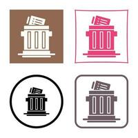 Trash List Vector Icon