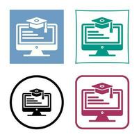 Online Learning Vector Icon