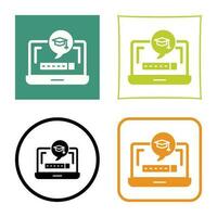 Digital Learning Vector Icon