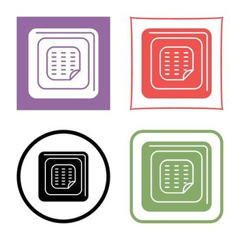 Nicotine Patch Vector Icon