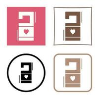 Door Knob Sign Vector Icon