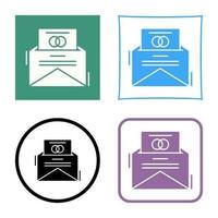 Invitation Card Vector Icon