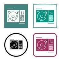 Turntable Vector Icon