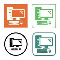 Computer Vector Icon