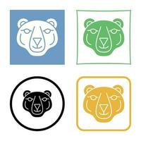 Polar Bear Vector Icon