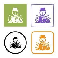 Snowman Vector Icon