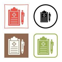 Medical Record Vector Icon