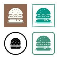 icono de vector de hamburguesa