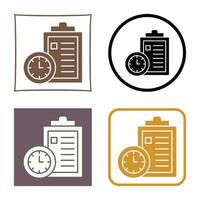 Time Management Vector Icon