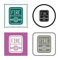 Fire Button Vector Icon