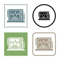 Ekg Monitor Vector Icon