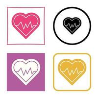 Heart Beat Vector Icon