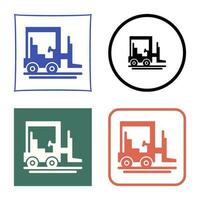 Forklift Vector Icon