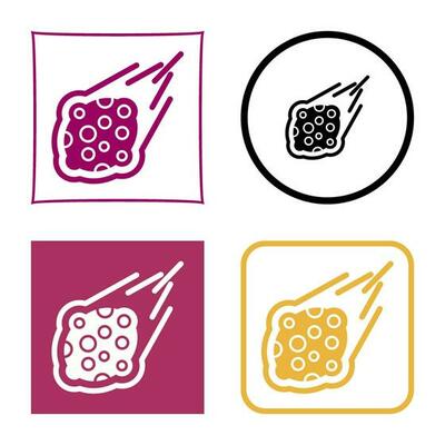 Meteorite Vector Icon