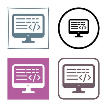 Coding Vector Icon