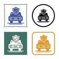 Car Protection Vector Icon