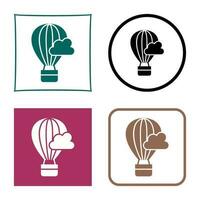 Hot Air Baloon Vector Icon