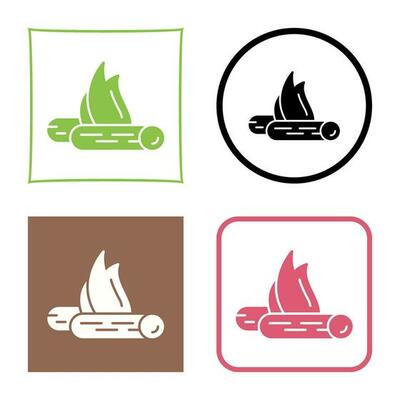 Bon Fire Vector Icon