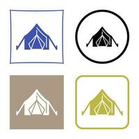 Tent Vector Icon