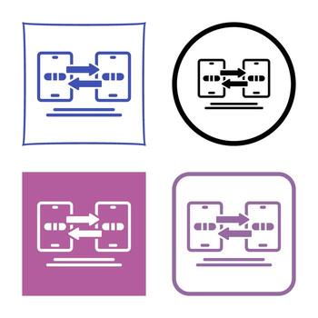 Data Synchronization Vector Icon