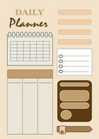 Planner  plan calendar.Flat search string Review task list RGB color icon. Analyzing data. Checklist. Research text. Search information. Isolated vector illustration.